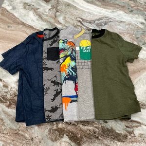Set of 5 toddler boys shirts